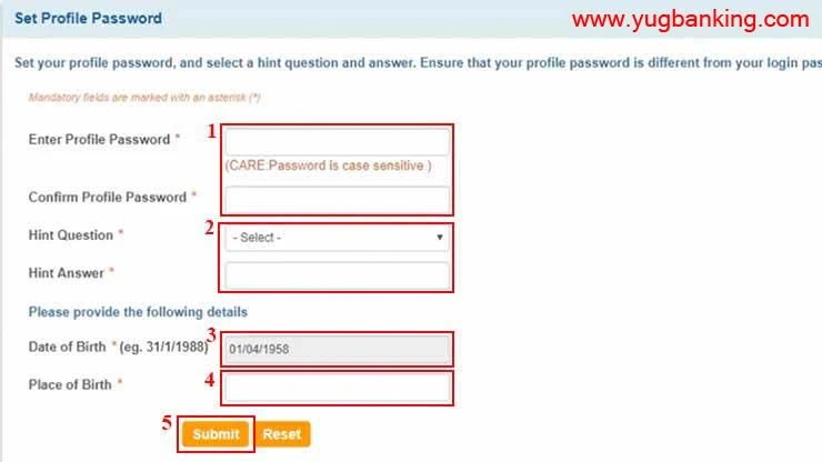 SBI-net-banking-Profile-password